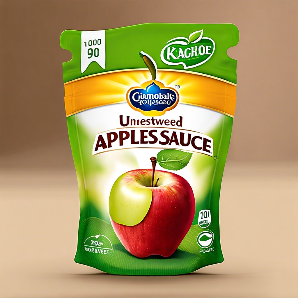 unsweetened applesauce pouches