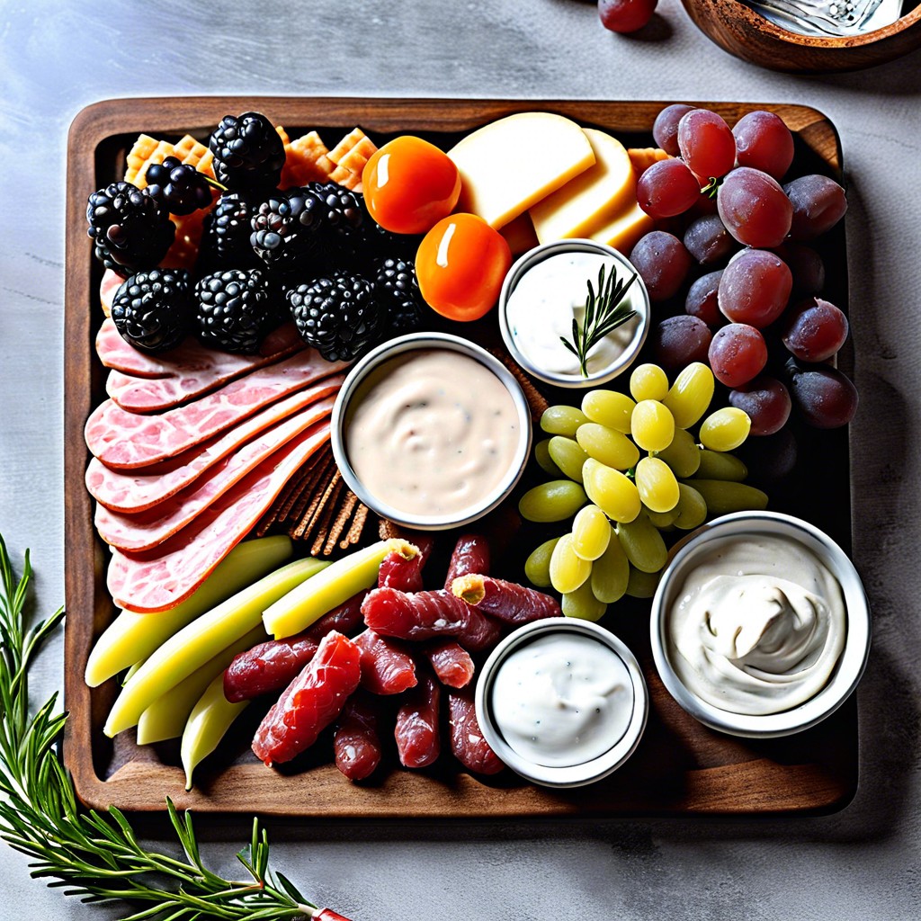 vanilla yogurt dip with strawberries