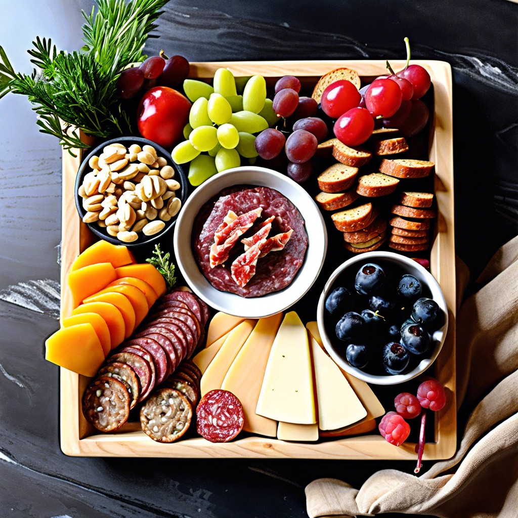 vegan charcuterie board