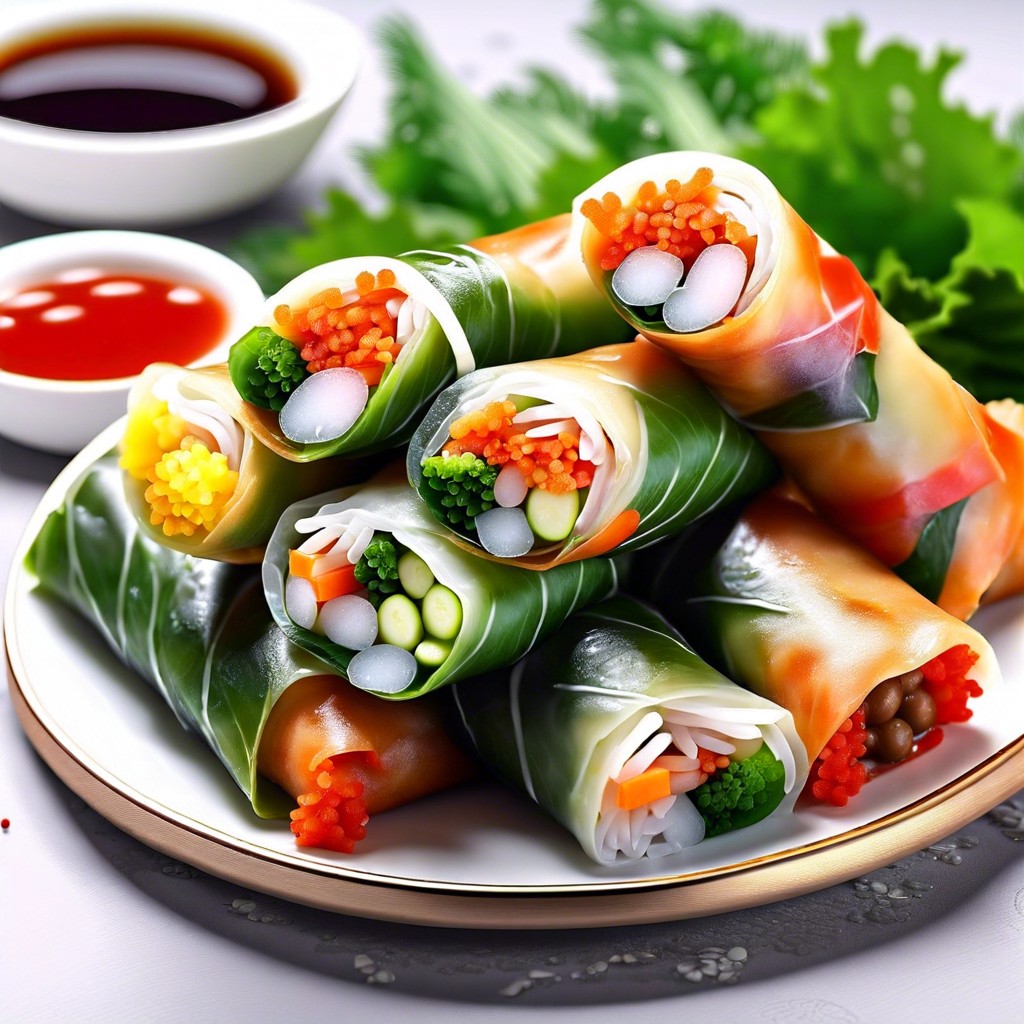 vegetable spring rolls