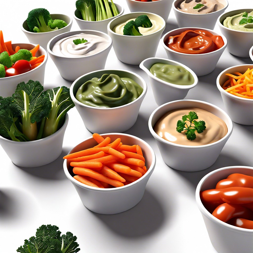 veggie and dip cups individual servings per cup
