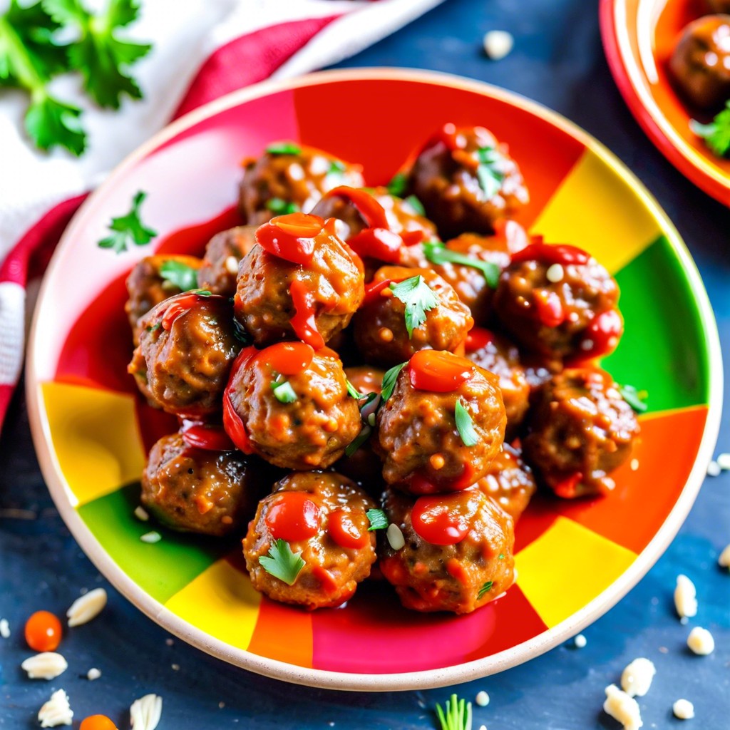 veggie loaded mini meatballs