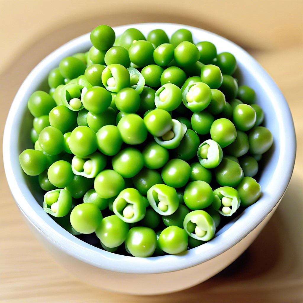 wasabi peas