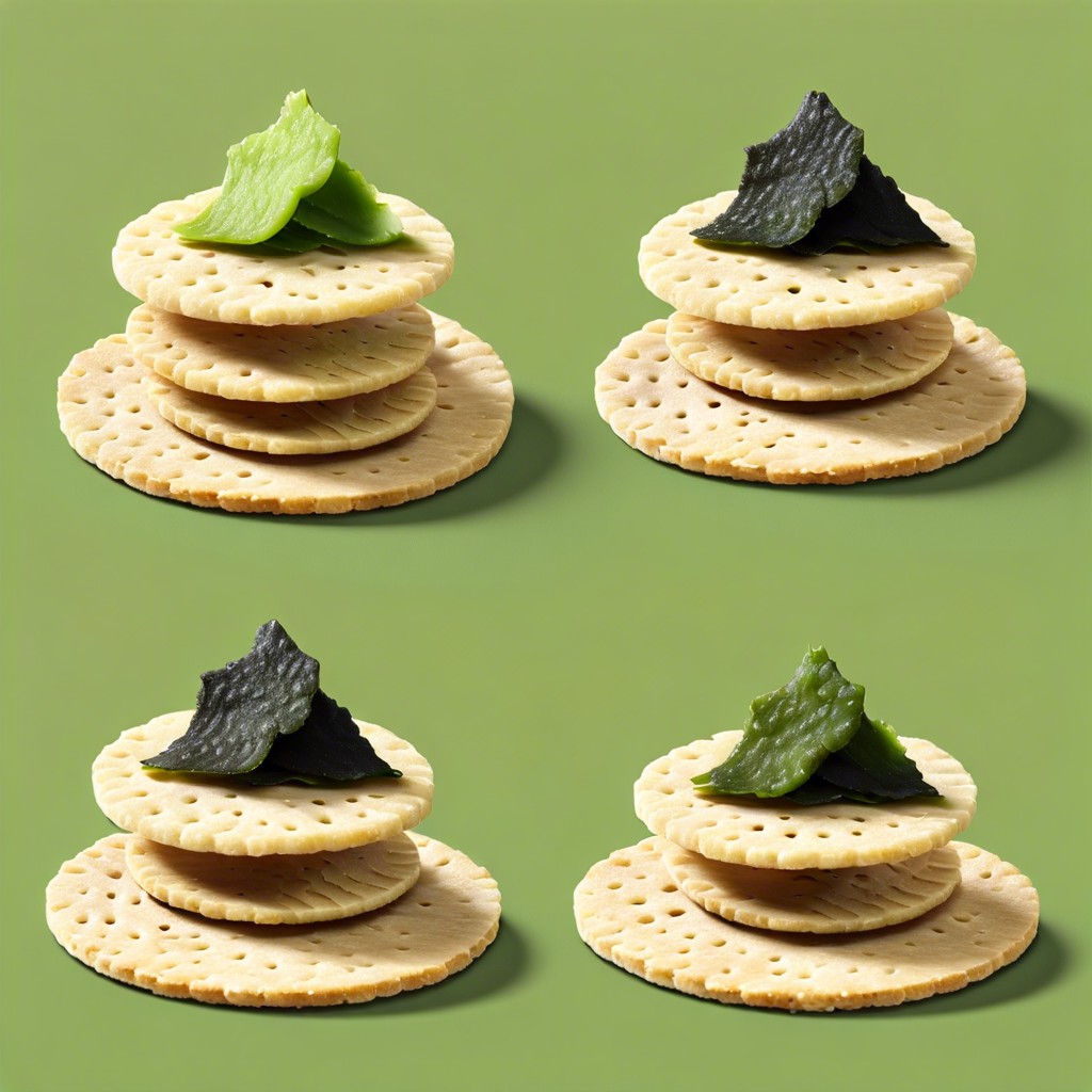 wasabi seaweed crackers