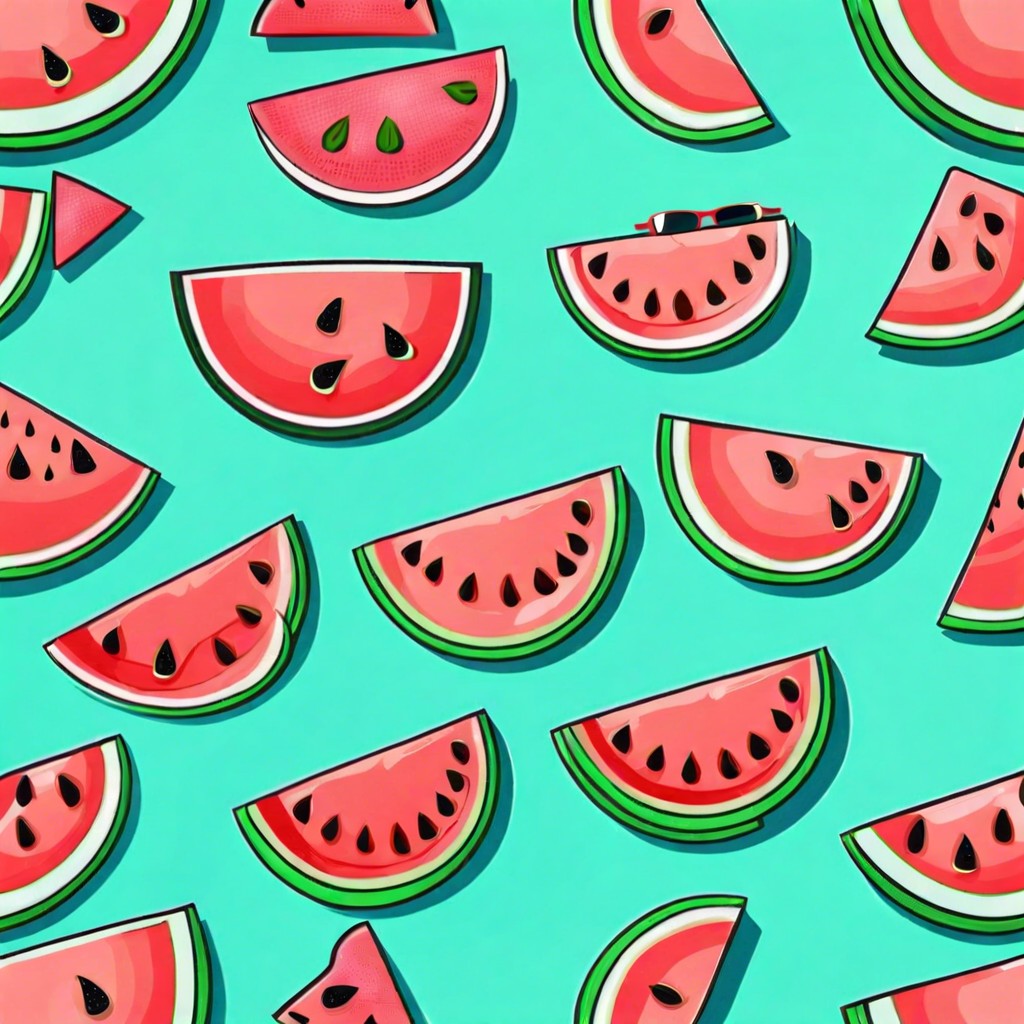 watermelon slices