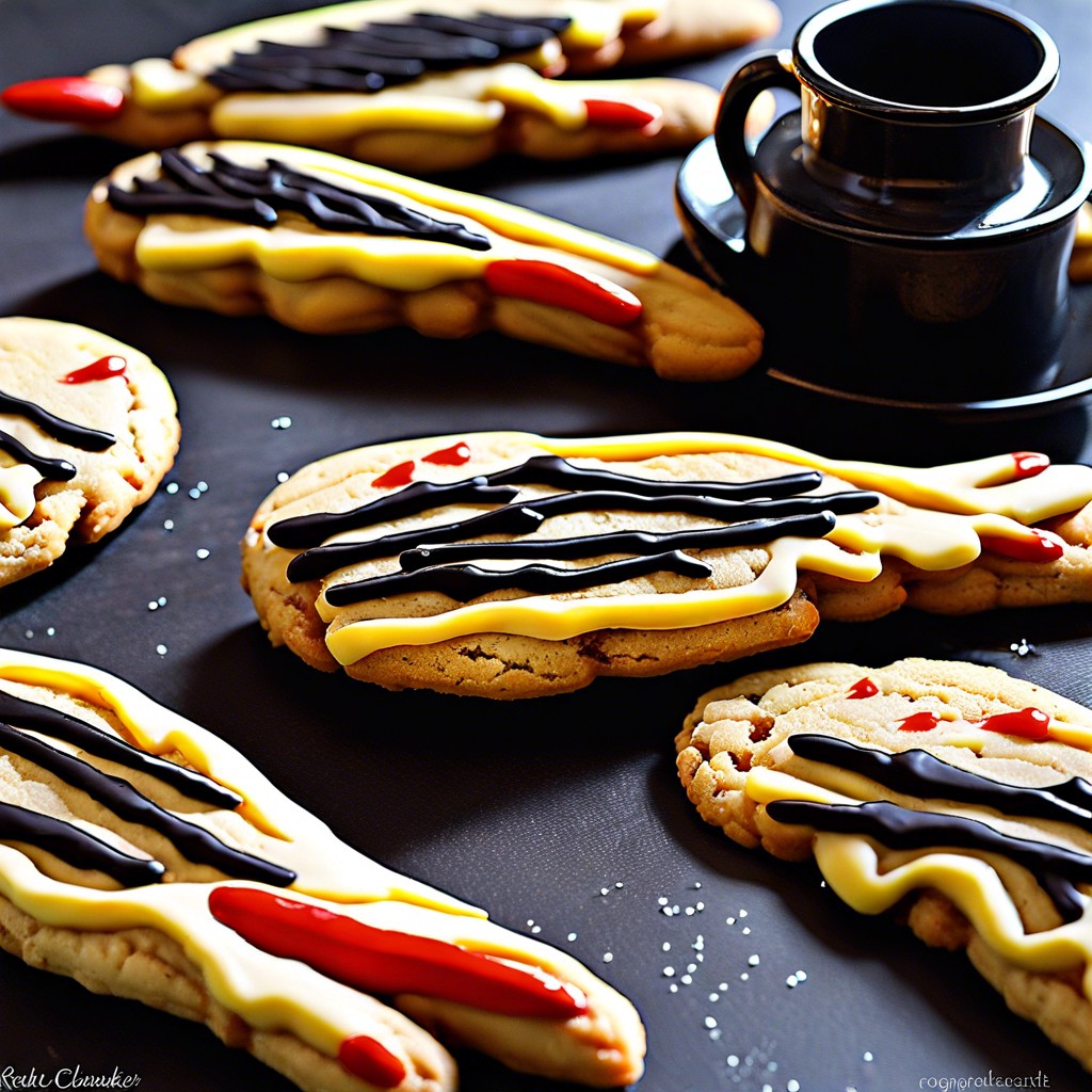 witch finger cookies with almond nails