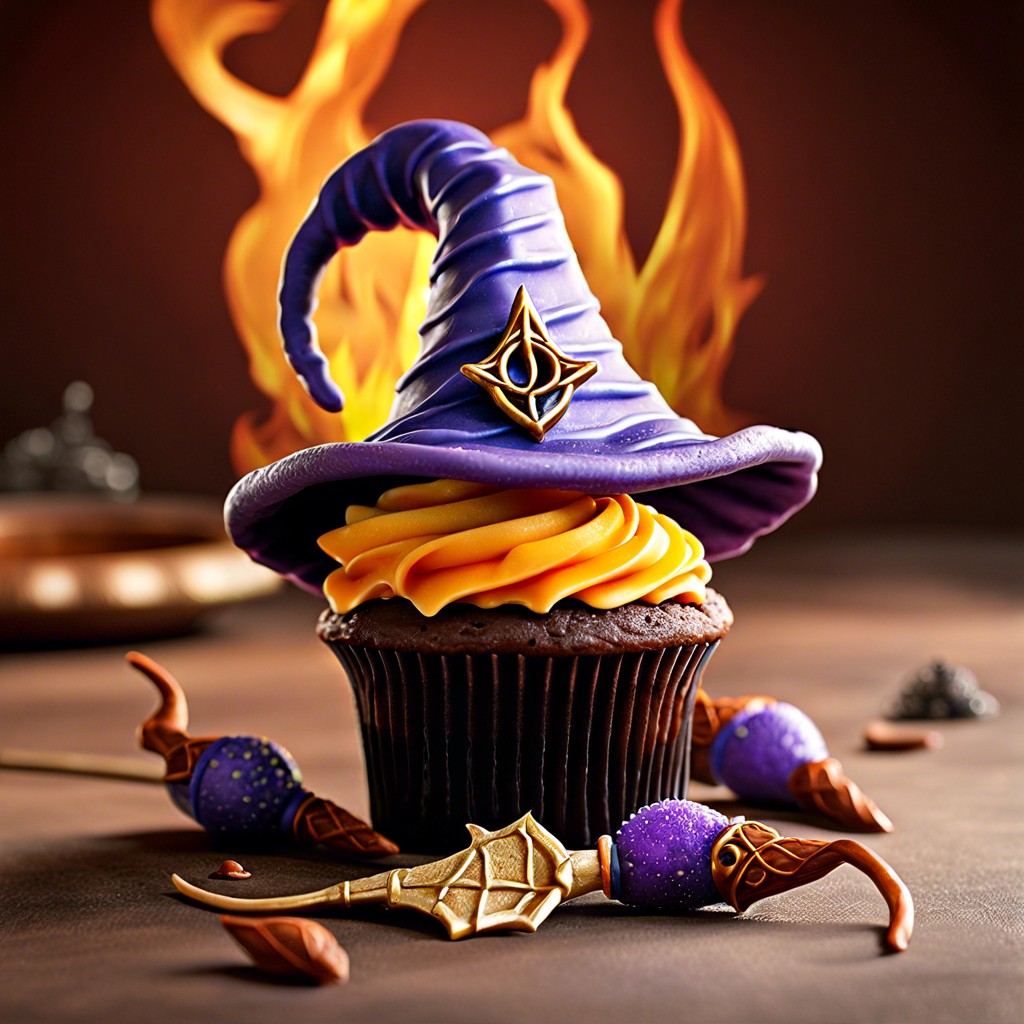 wizards hat cupcakes