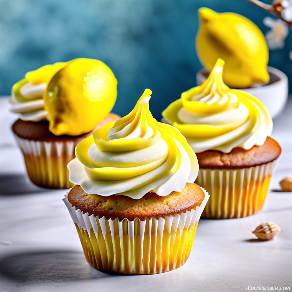 yellow lemon cupcakes