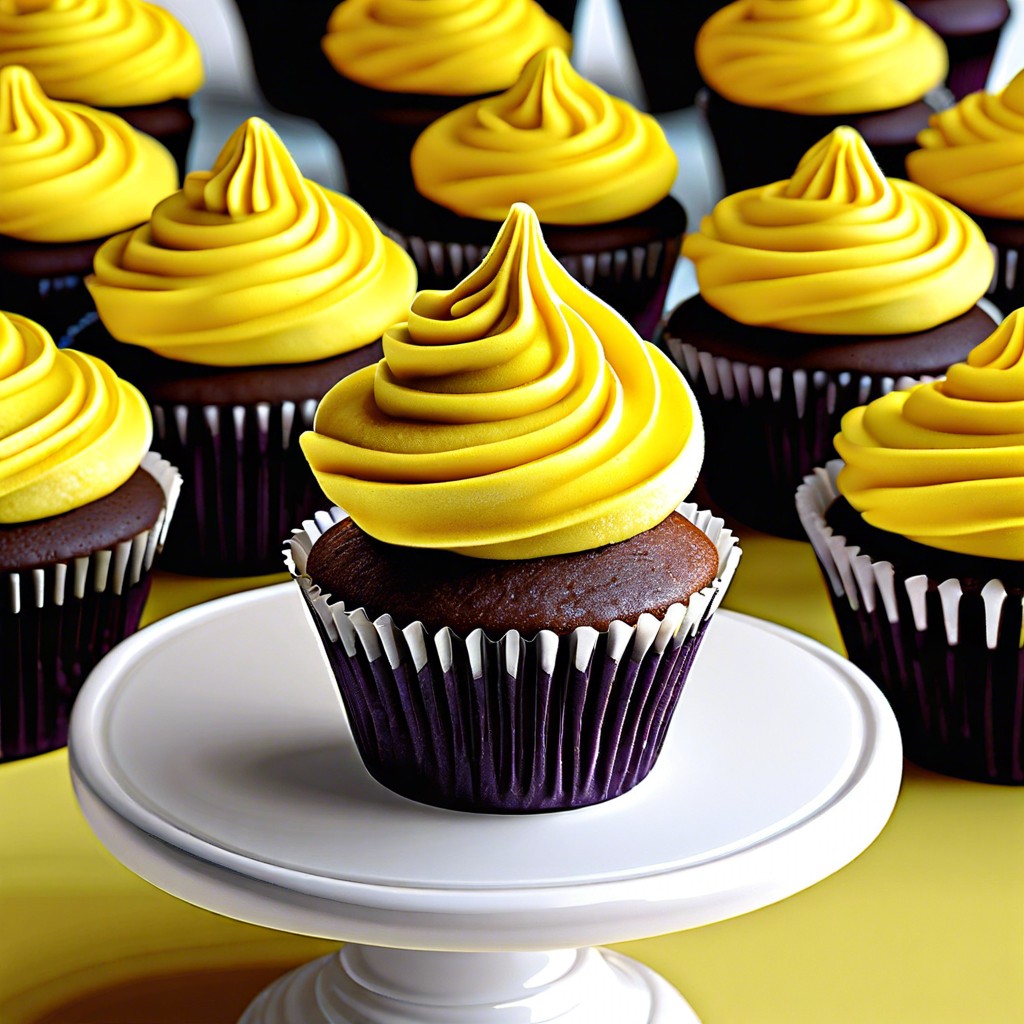 yellow velvet cupcakes