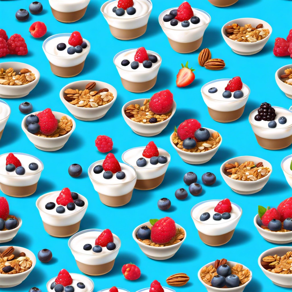 yogurt and granola cups