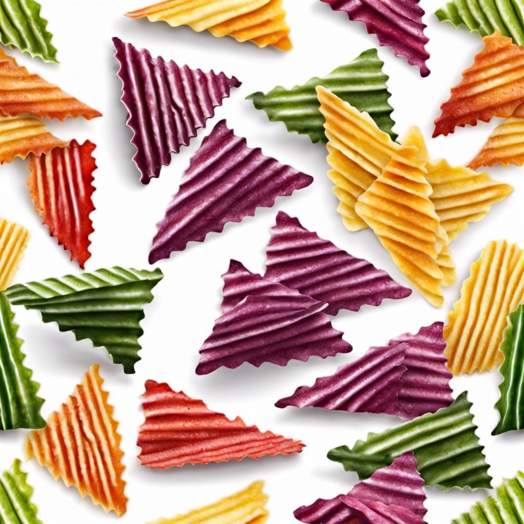 zigzag veggie chips