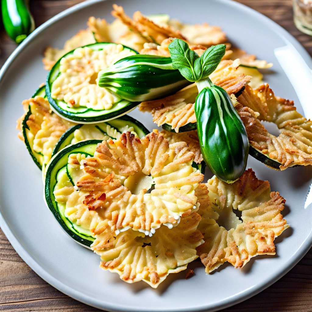 zucchini and parmesan chips