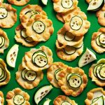 zucchini chips baked with parmesan