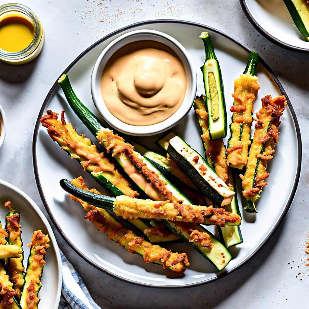 zucchini fries with spicy aioli