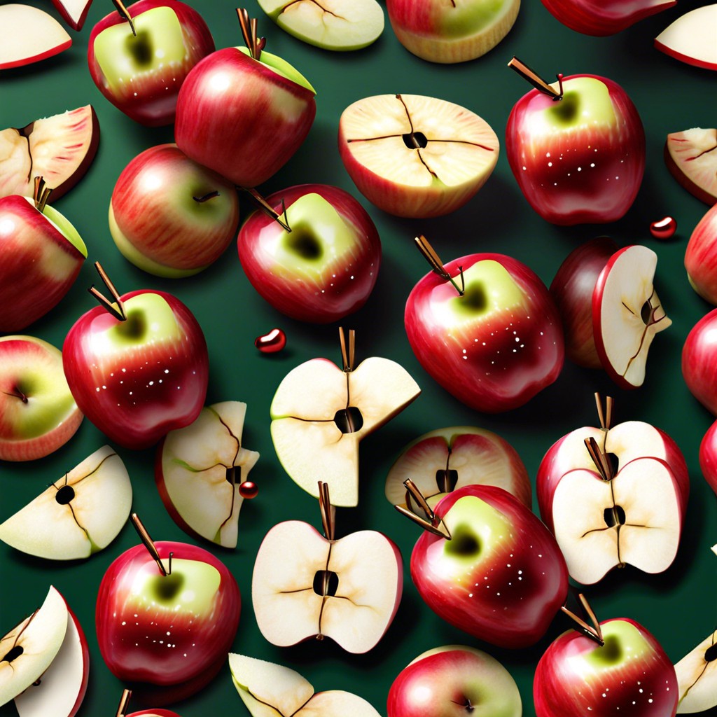 apple slice ornaments