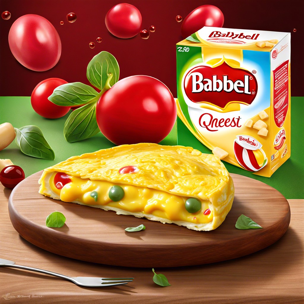 babybel cheese omelette