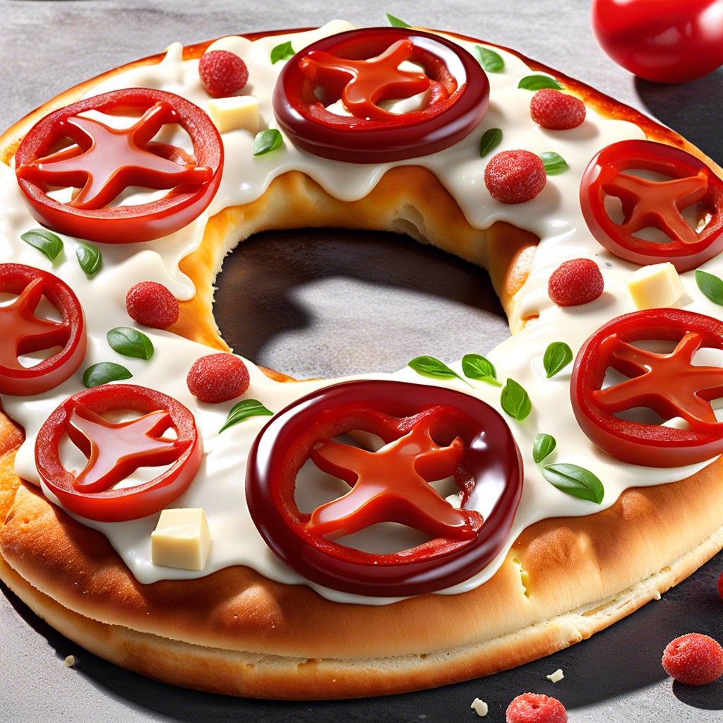 babybel cheese pizza bagels