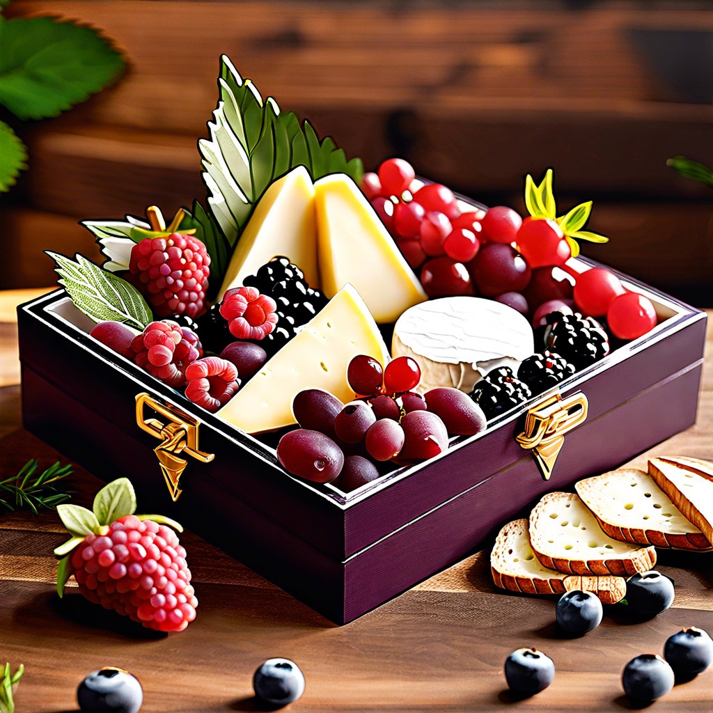 berries and brie