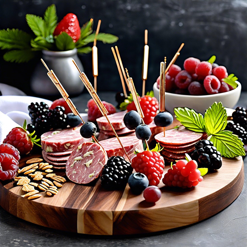 berry skewers