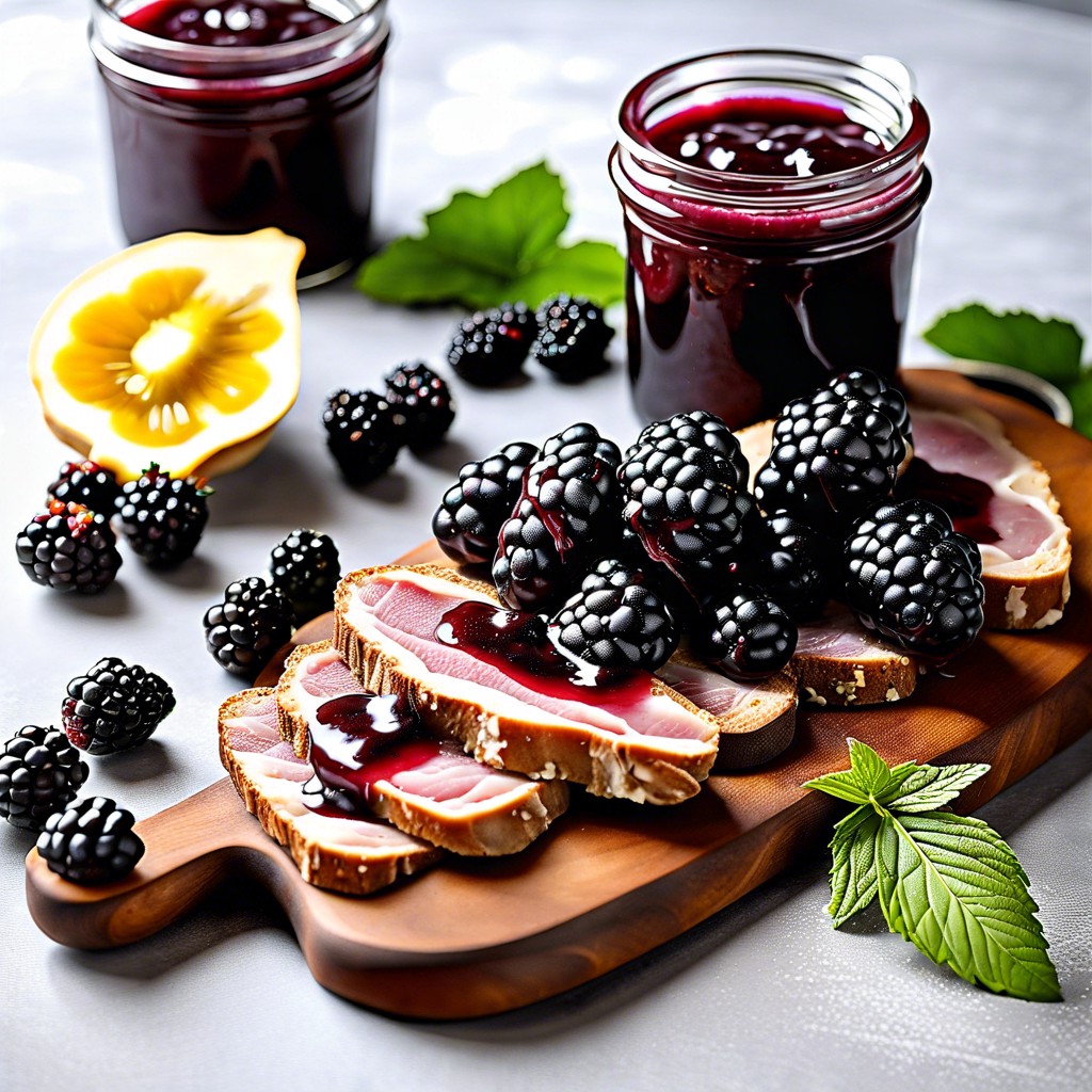 blackberry ginger jam