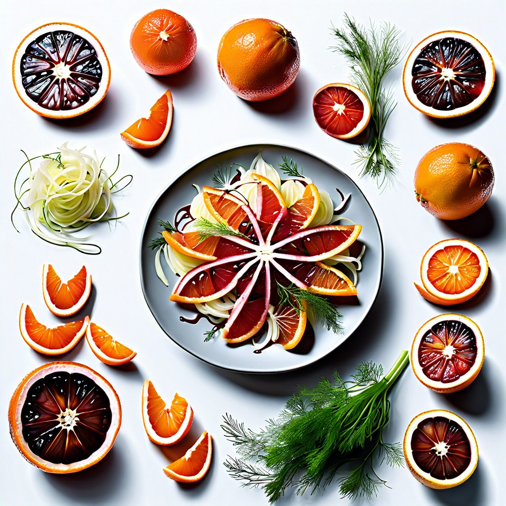 blood orange and fennel salad