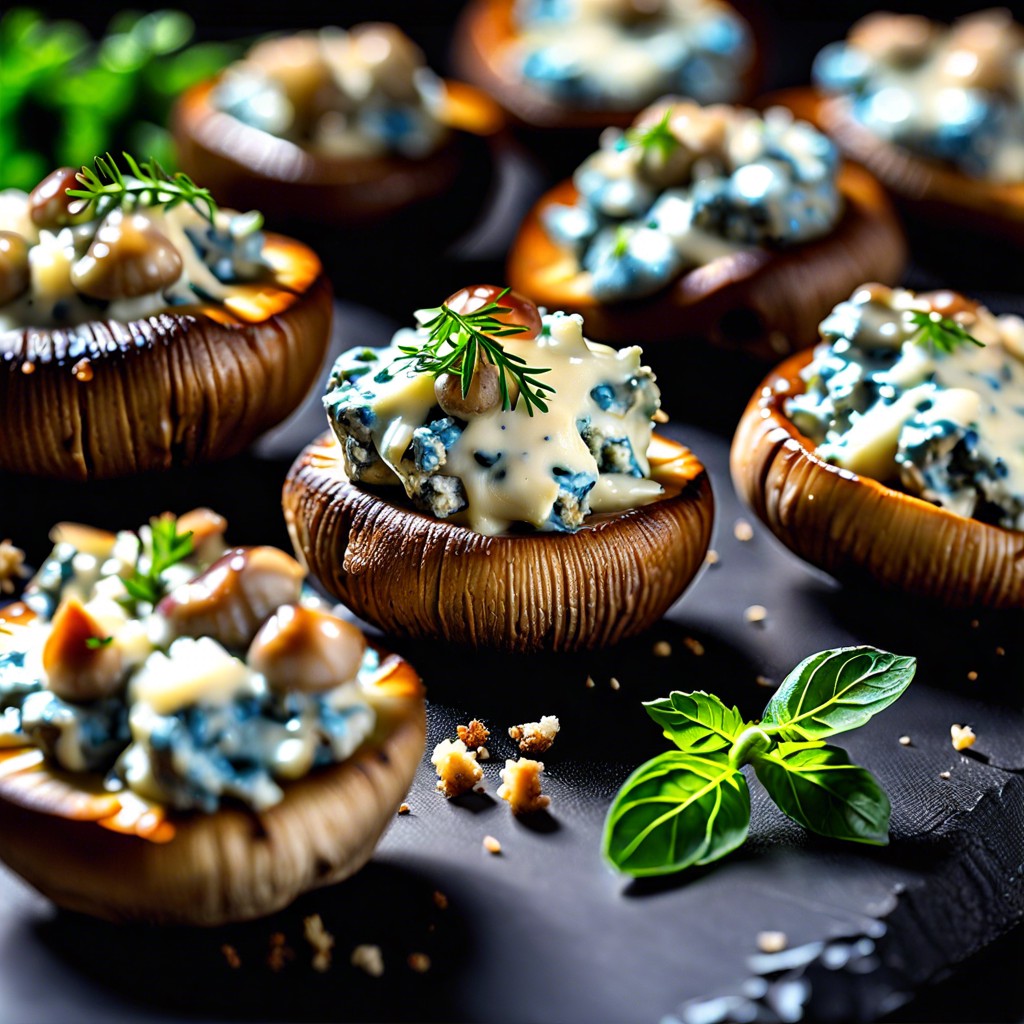 blue cheese stuffed mushrooms