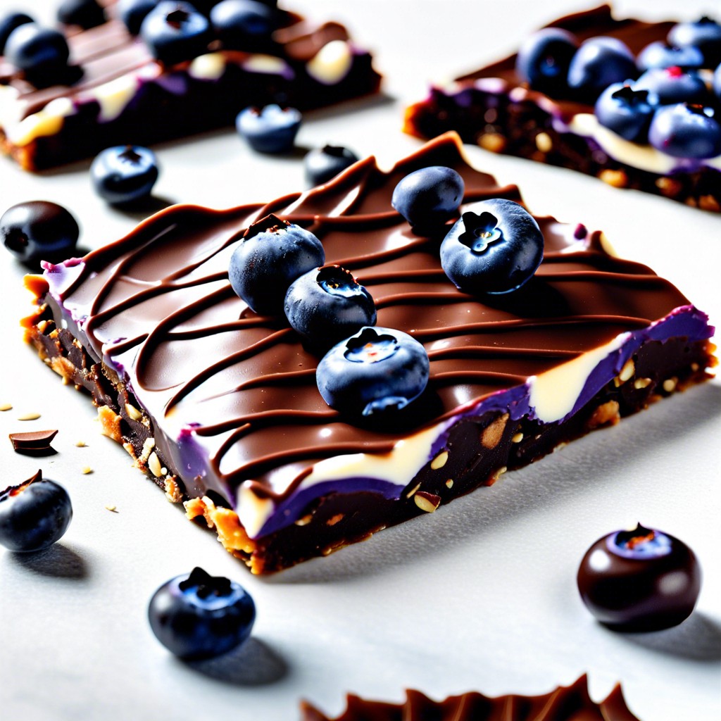 blueberry chocolate bark