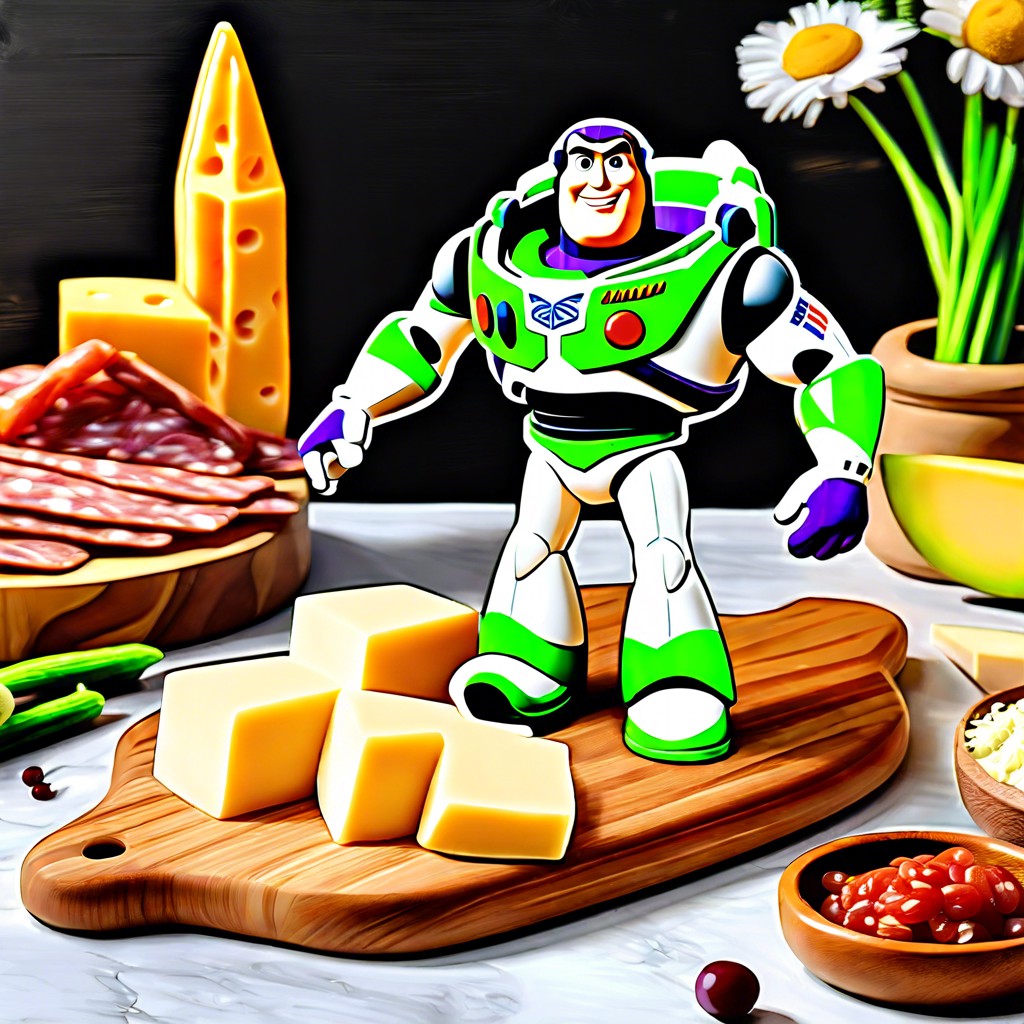 buzz lightyear rocket shaped cheese sticks