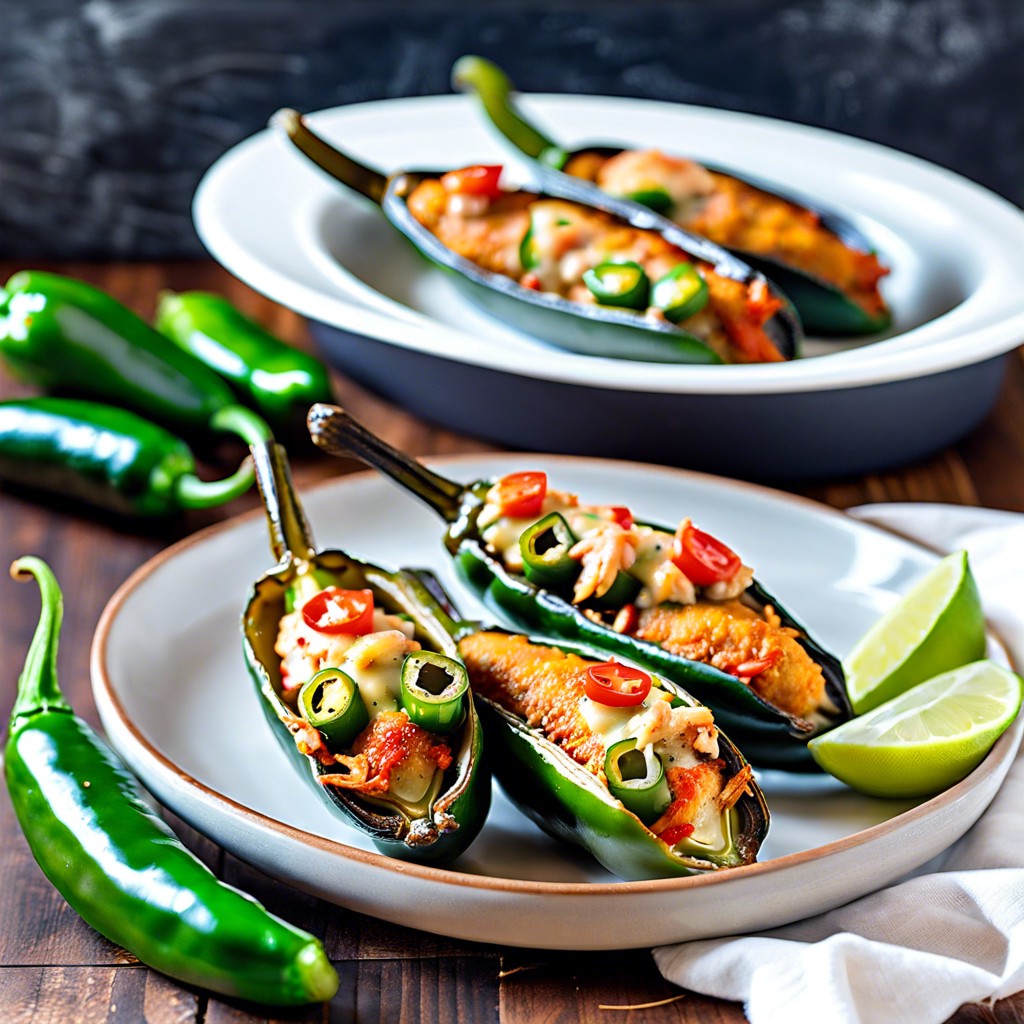 cajun crab stuffed jalapenos