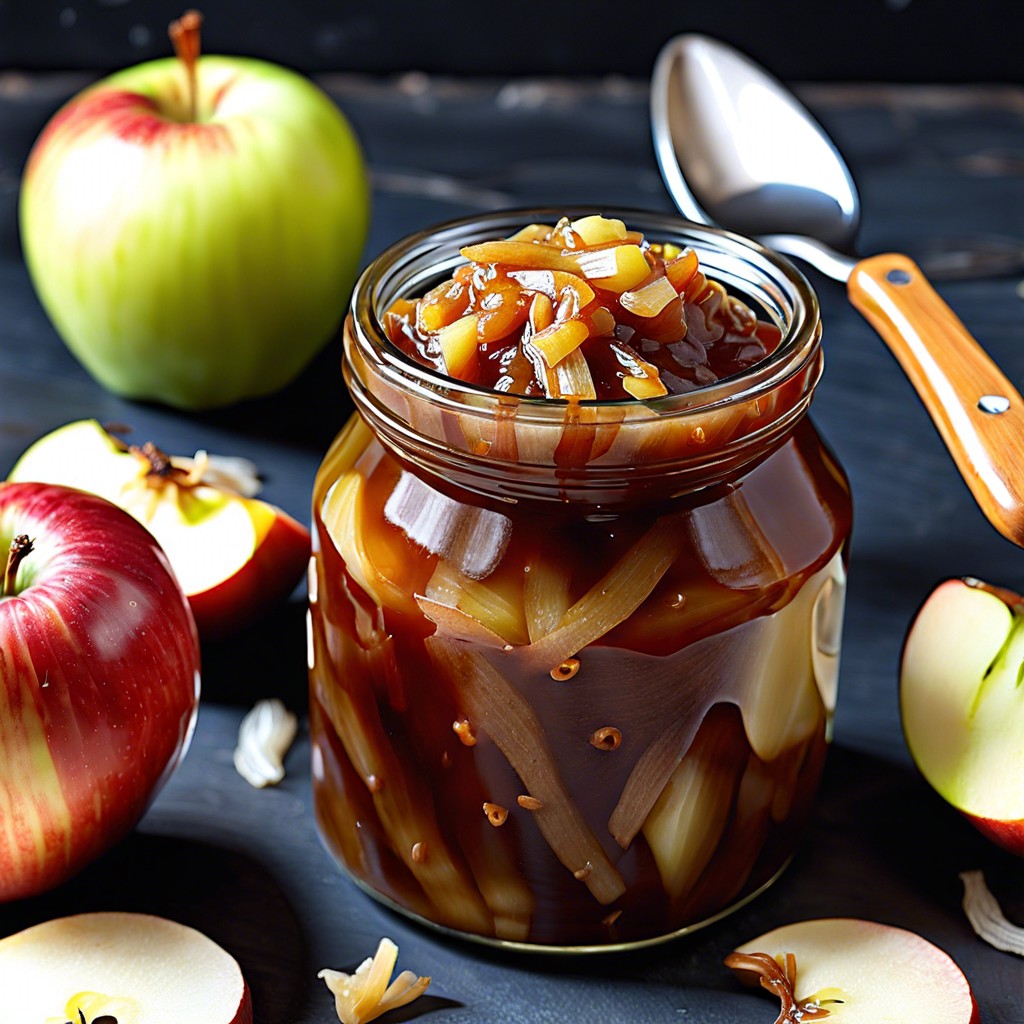 caramelized onion and apple relish