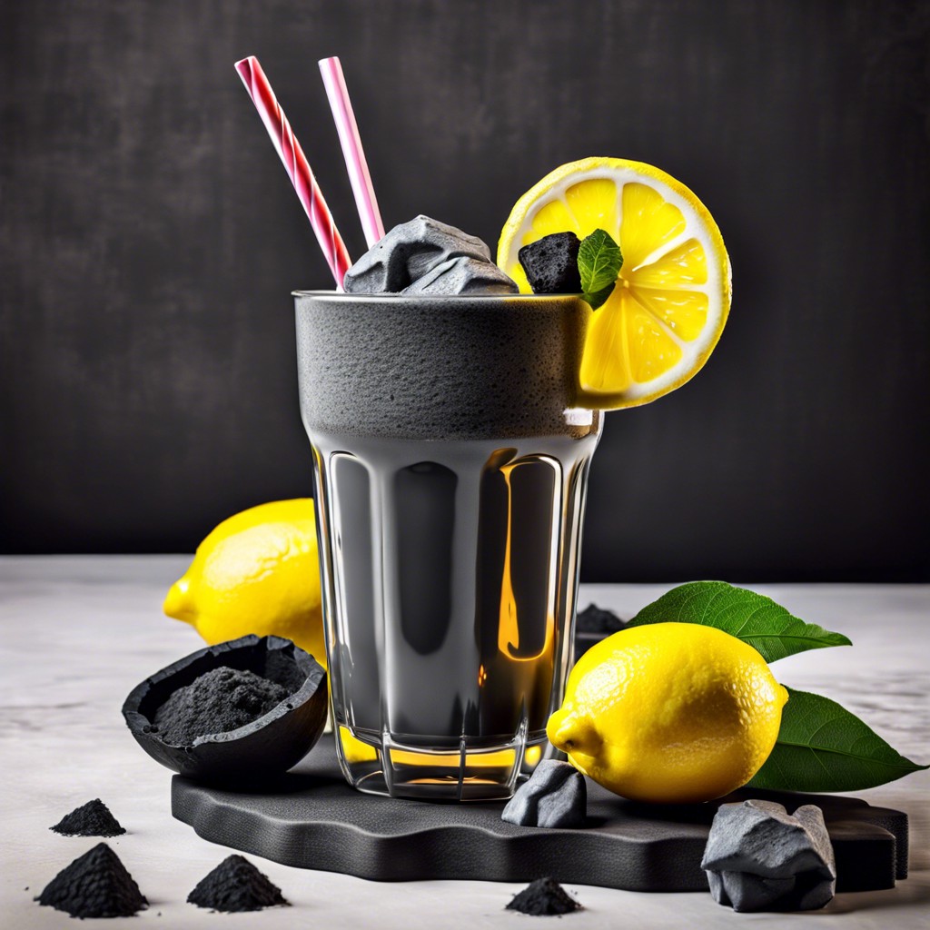 charcoal lemonade