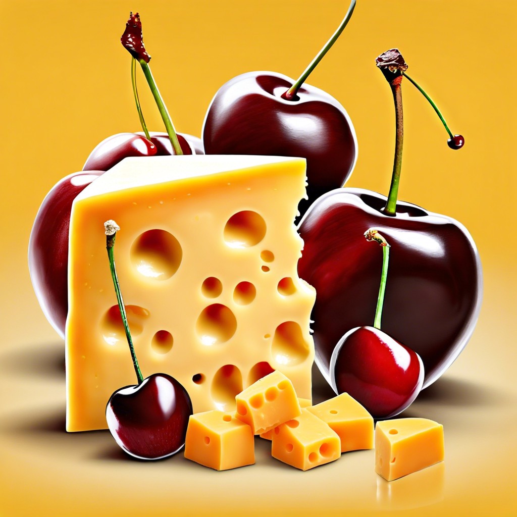 cheddar and cherries