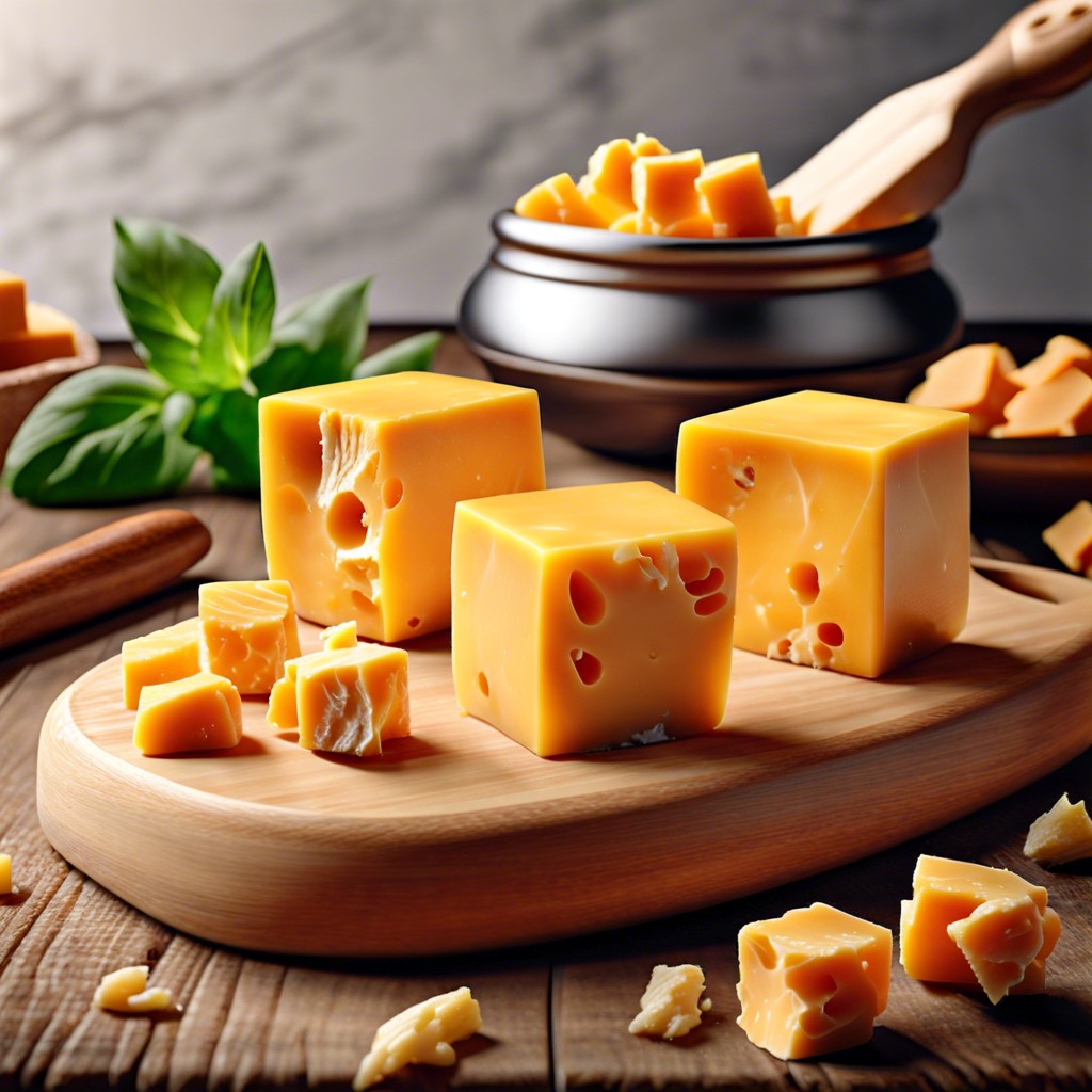 cheddar cheese cubes