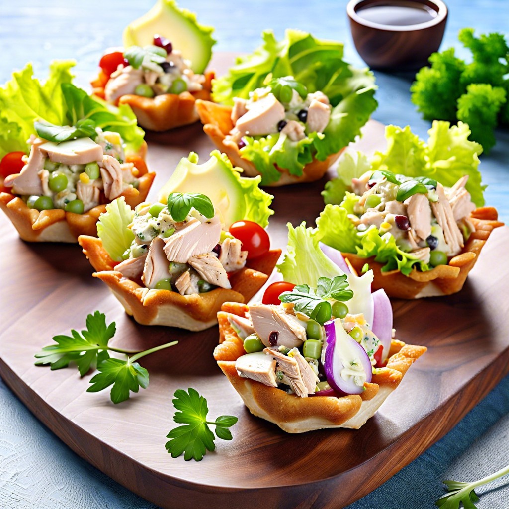 chicken salad cups