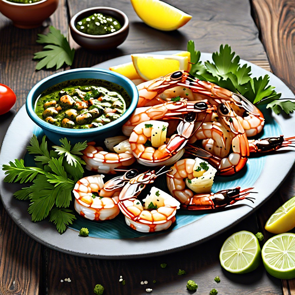 chimichurri grilled shrimp