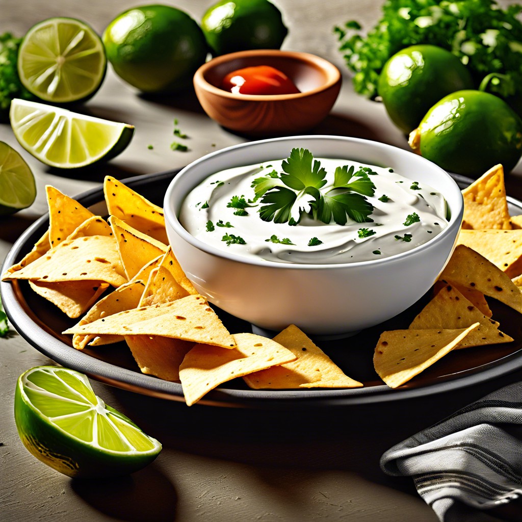 cilantro lime sour cream