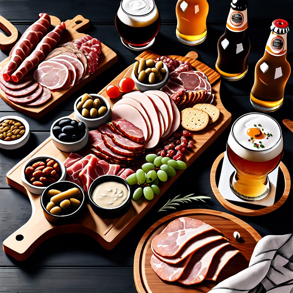 collaborate with local breweries for charcuterie and craft beer pairings