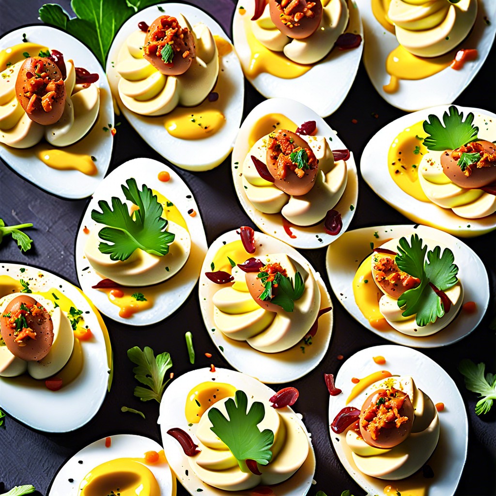 creole deviled eggs