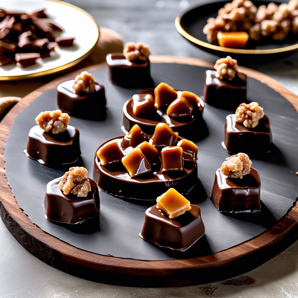 dark chocolate amp sea salt caramel nuggets