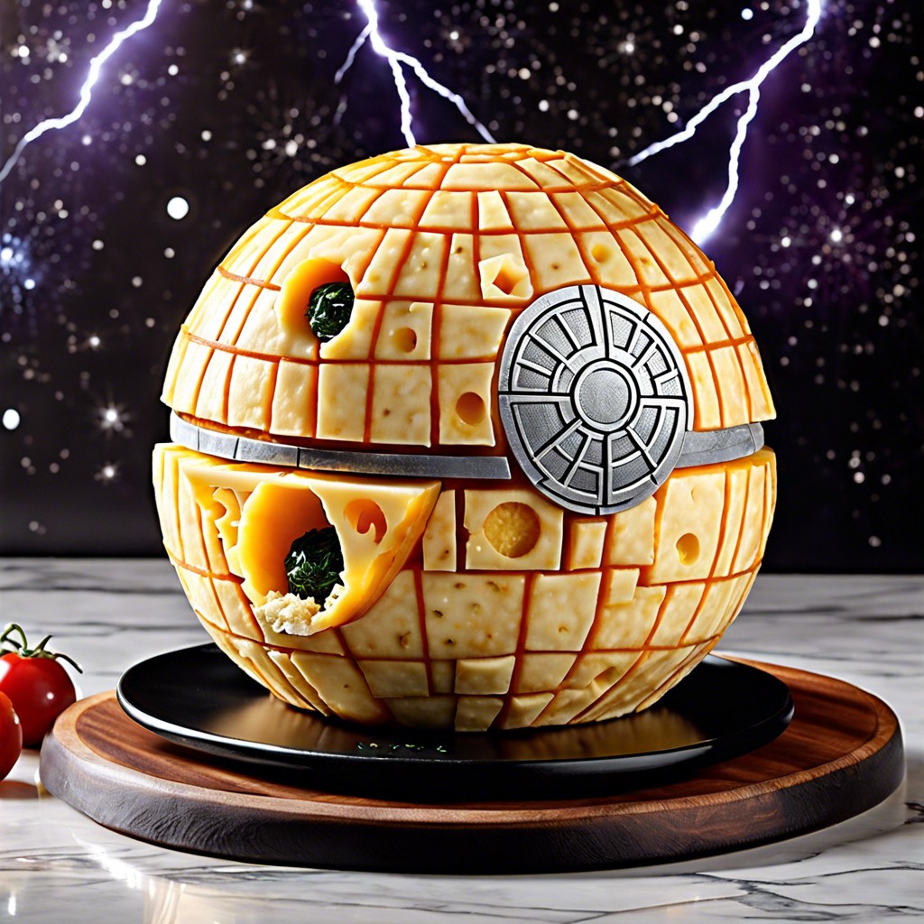 death star cheese ball