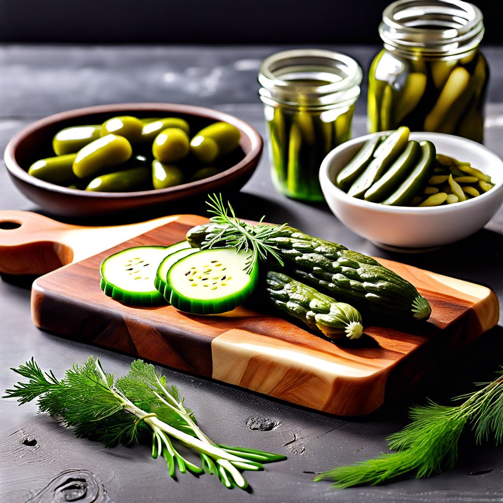 dill infused kosher pickles