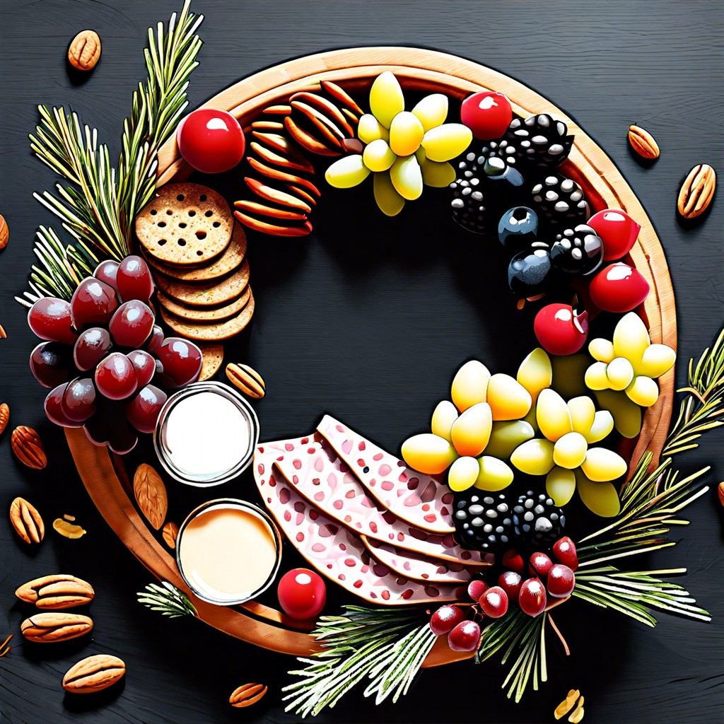 festive nut and dried fruit clusters