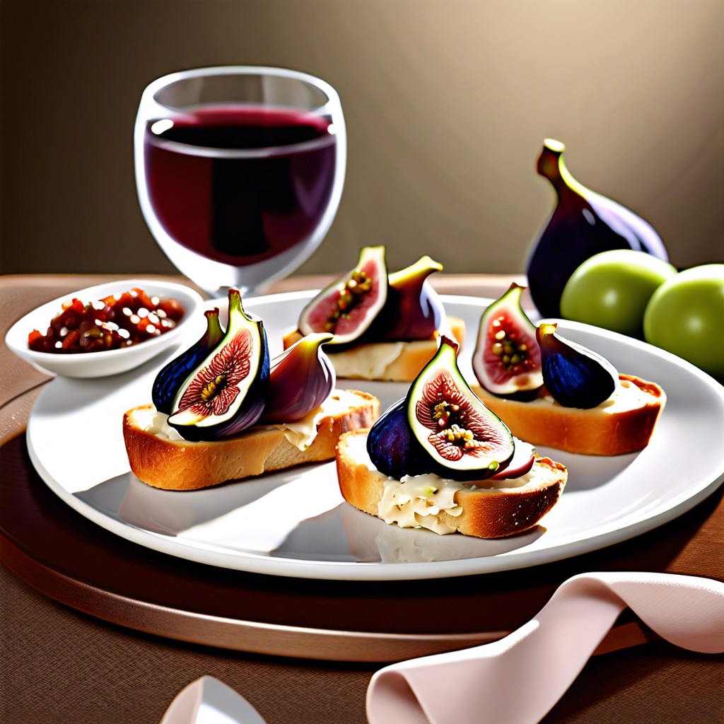 fig and prosciutto crostini