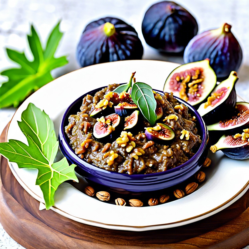 fig and walnut tapenade