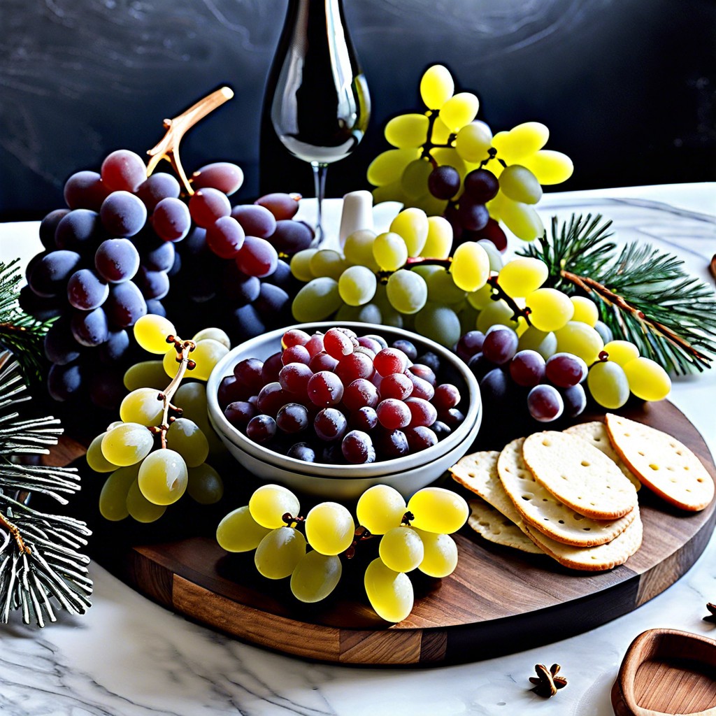 frosted grapes