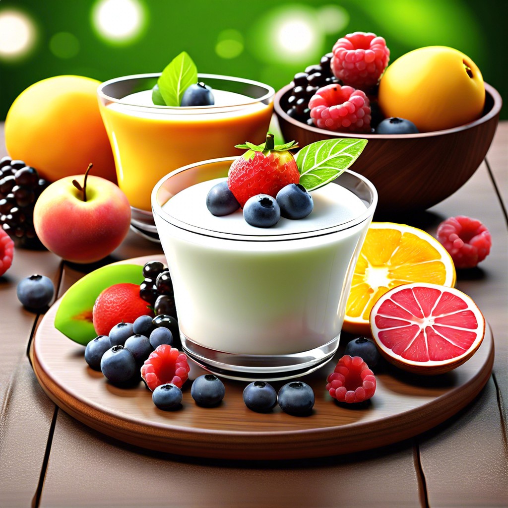 fruit and yogurt dip