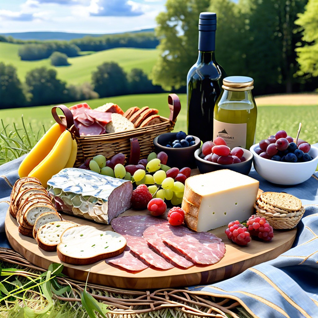 gourmet picnic board