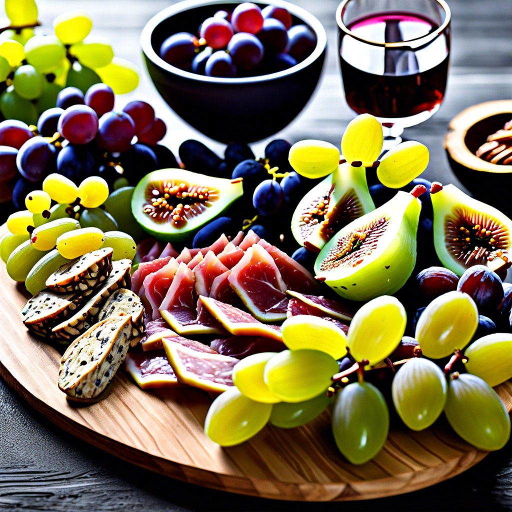 grapes and figs