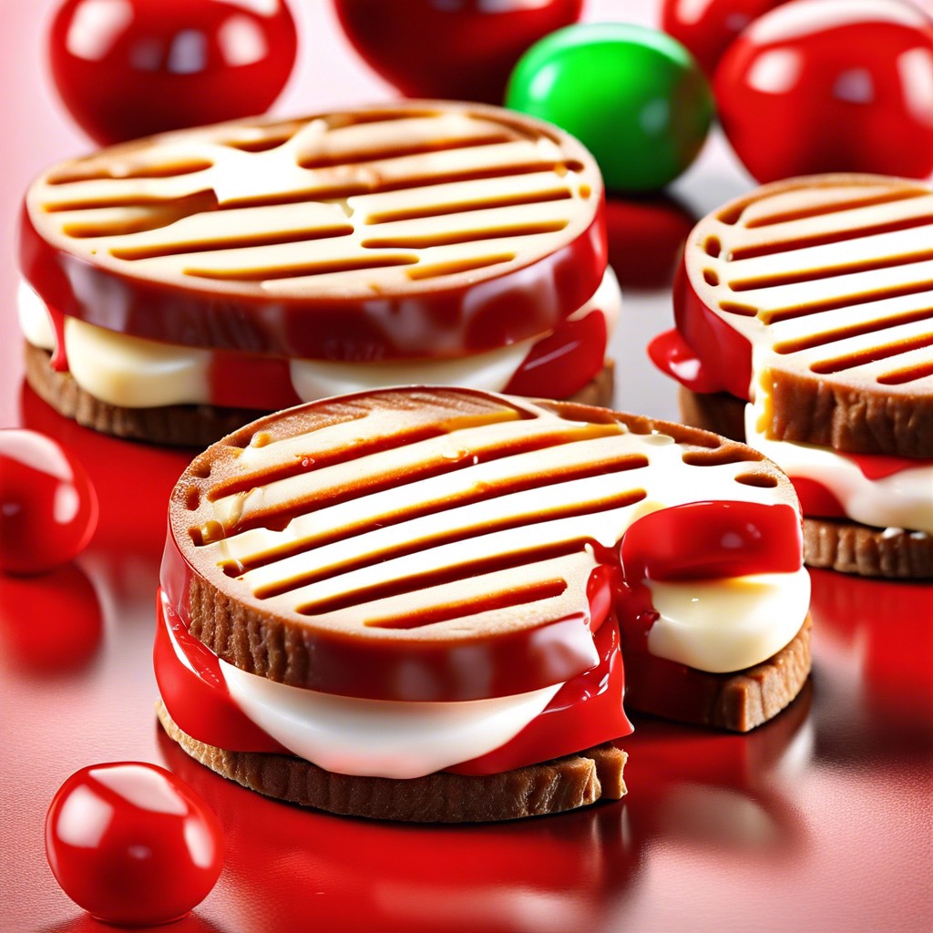 grilled babybel cheese sandwiches