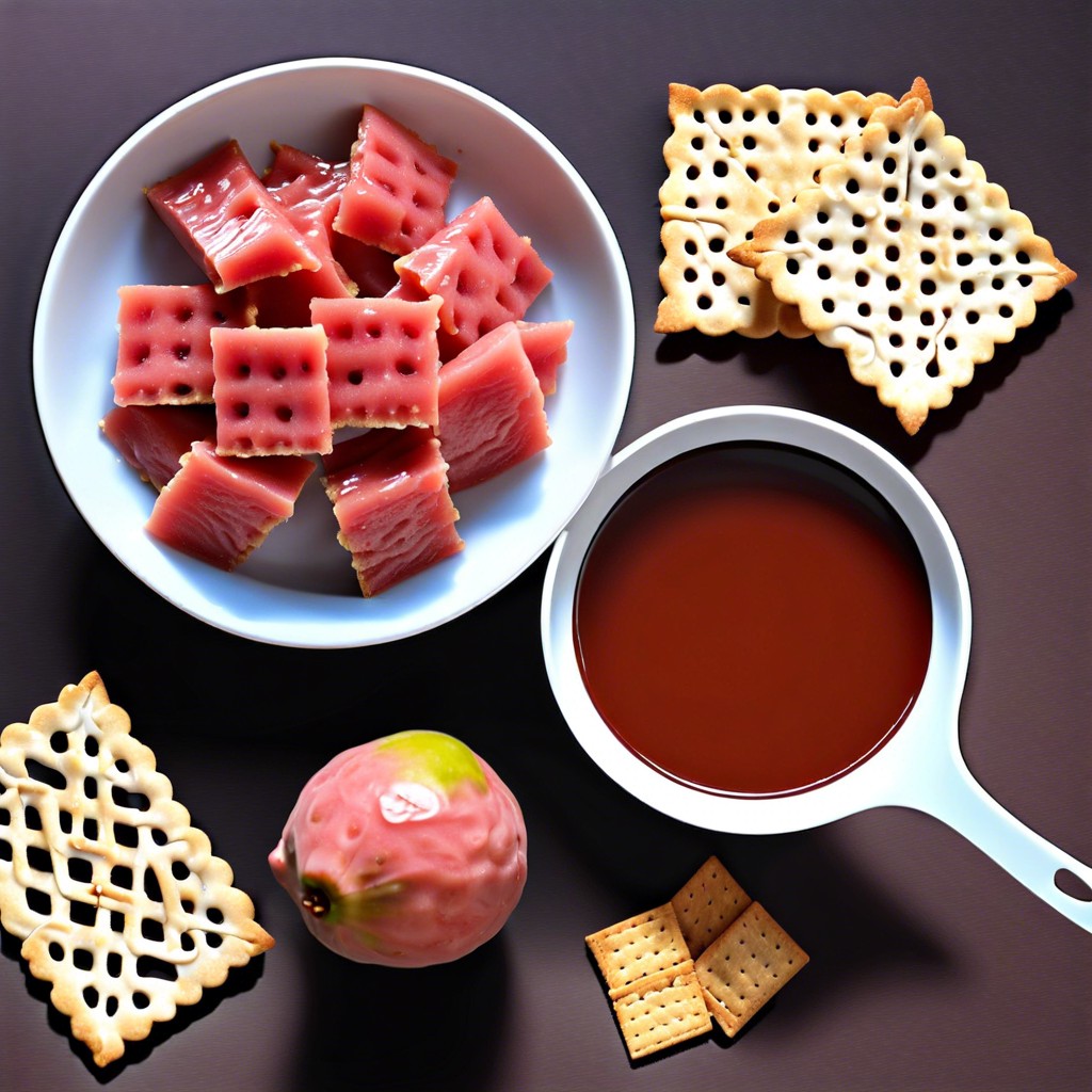 guava paste with crackers